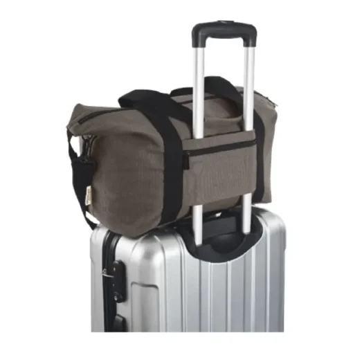 Gift Campaign Borsoni sportivi personalizzati in cotone riciclato 330g/m2 con fascia per trolley 25l> Borse Da Palestra|Borse Da Viaggio
