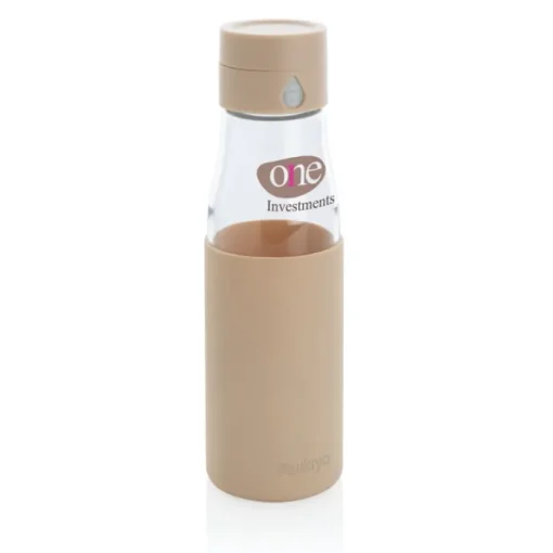 Gift Campaign Bottiglia con monitoraggio dell'idratazione 600ml Crystal Ukiyo> Borracce In Vetro