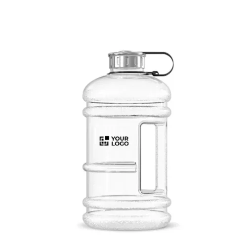 Gift Campaign Bottiglia di plastica riciclata con manico e tappo legato da 2,2litri> Borracce In Plastica