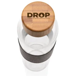 Gift Campaign Bottiglia di vetro borosilicato personalizzabile 750ml Crystal Sleeve></noscript> Borracce In Vetro