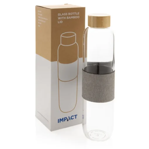 Gift Campaign Bottiglia di vetro borosilicato personalizzabile 750ml Crystal Sleeve> Borracce In Vetro