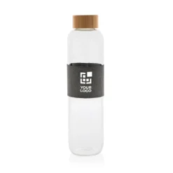 Gift Campaign Bottiglia di vetro borosilicato personalizzabile 750ml Crystal Sleeve></noscript> Borracce In Vetro