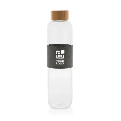 Gift Campaign Bottiglia di vetro borosilicato personalizzabile 750ml Crystal Sleeve> Borracce In Vetro