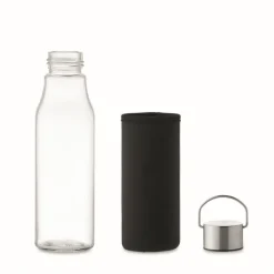 Gift Campaign Bottiglia di vetro con custodia e tappo antifuga in acciaio inox></noscript> Borracce In Vetro