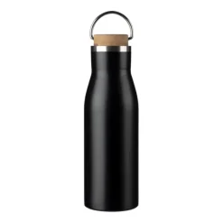 Gift Campaign Bottiglia in acciaio inox riciclato con tappo in bambù 500ml> Borracce Di Metallo