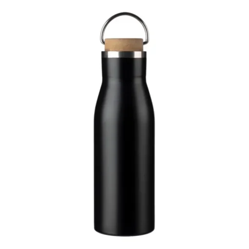 Gift Campaign Bottiglia in acciaio inox riciclato con tappo in bambù 500ml> Borracce Di Metallo
