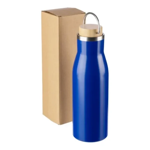 Gift Campaign Bottiglia in acciaio inox riciclato con tappo in bambù 500ml> Borracce Di Metallo