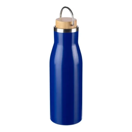 Gift Campaign Bottiglia in acciaio inox riciclato con tappo in bambù 500ml> Borracce Di Metallo