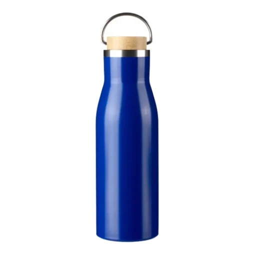 Gift Campaign Bottiglia in acciaio inox riciclato con tappo in bambù 500ml> Borracce Di Metallo