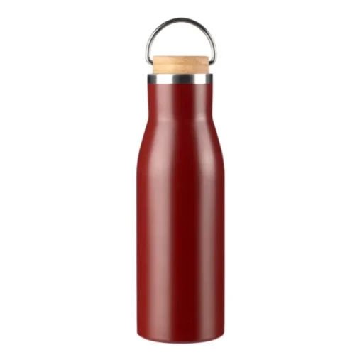 Gift Campaign Bottiglia in acciaio inox riciclato con tappo in bambù 500ml> Borracce Di Metallo