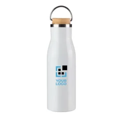 Gift Campaign Bottiglia in acciaio inox riciclato con tappo in bambù 500ml></noscript> Borracce Di Metallo