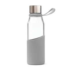 Gift Campaign Bottiglia in vetro borosilicato con custodia 550ml Crystal Sporty Strap> Borracce In Vetro