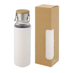 Gift Campaign Bottiglia in vetro borosilicato con custodia 660ml Crystal Clip> Borracce In Vetro