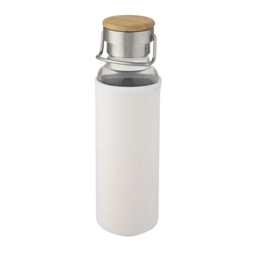 Gift Campaign Bottiglia in vetro borosilicato con custodia 660ml Crystal Clip> Borracce In Vetro