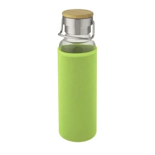 Gift Campaign Bottiglia in vetro borosilicato con custodia 660ml Crystal Clip> Borracce In Vetro