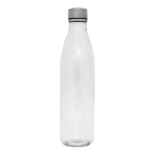 Gift Campaign Bottiglia in vetro con logo e tappo in acciaio 1L H2O> Borracce In Vetro