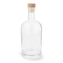 Gift Campaign Bottiglia piccola in vetro con tappo a pressione in legno FSC 500ml> Borracce In Vetro