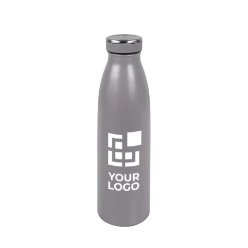 Gift Campaign Bottiglia termica con logo con gomma esterna sul tappo da 500ml Trendy> Gadget Palestra|Borracce Termiche