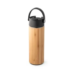 Gift Campaign Bottiglia termica personalizzata in acciaio e bambù da 440ml Bamboo> Borracce Termiche|Borracce Di Metallo