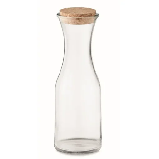 Gift Campaign Bottiglie in vetro con logo e tappo in sughero 1L Crystal Corkcap> Borracce In Vetro