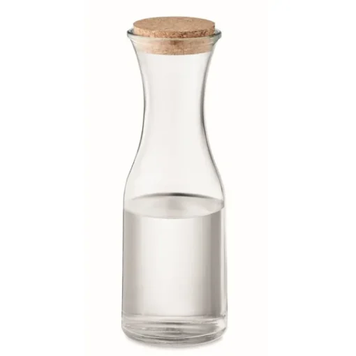 Gift Campaign Bottiglie in vetro con logo e tappo in sughero 1L Crystal Corkcap> Borracce In Vetro