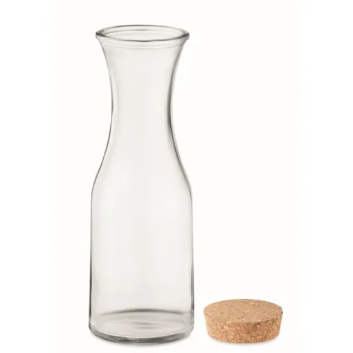 Gift Campaign Bottiglie in vetro con logo e tappo in sughero 1L Crystal Corkcap> Borracce In Vetro