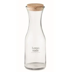 Gift Campaign Bottiglie in vetro con logo e tappo in sughero 1L Crystal Corkcap></noscript> Borracce In Vetro