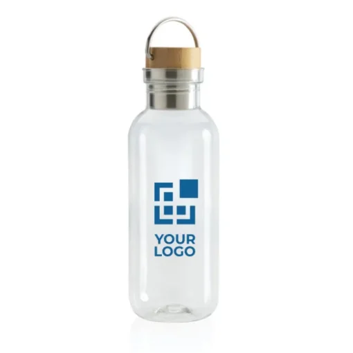 Gift Campaign Bottiglie personalizzate con tappo in bambù 680ml Climate Recycled> Borracce In Plastica