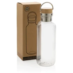 Gift Campaign Bottiglie personalizzate con tappo in bambù 680ml Climate Recycled></noscript> Borracce In Plastica