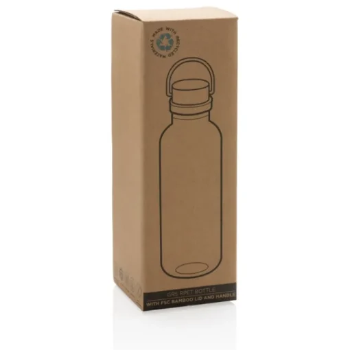 Gift Campaign Bottiglie personalizzate con tappo in bambù 680ml Climate Recycled> Borracce In Plastica