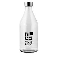Gift Campaign Bottiglie personalizzate di vetro con tappo in acciaio 1L Mineral></noscript> Borracce In Vetro
