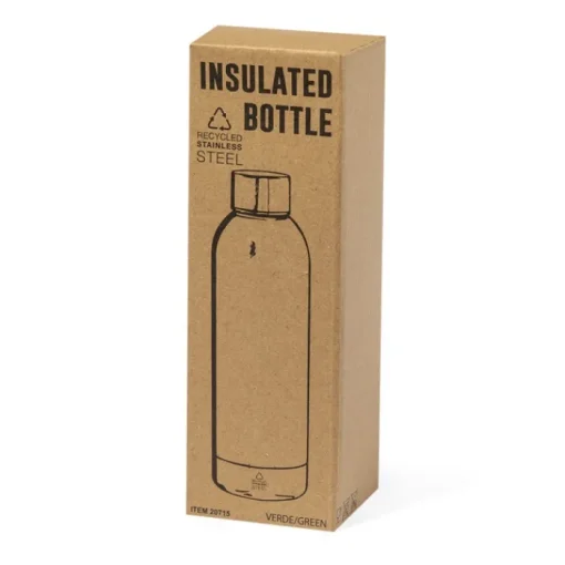 Gift Campaign Bottiglietta in acciaio inox riciclato con finitura opaca 500ml> Borracce Di Metallo