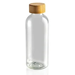 Gift Campaign Bottiglietta in RPET con tappo in bambù 660ml Evolution Recycled> Borracce In Plastica
