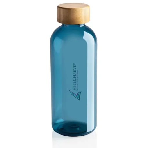 Gift Campaign Bottiglietta in RPET con tappo in bambù 660ml Evolution Recycled> Borracce In Plastica