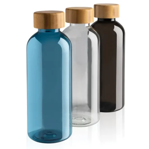Gift Campaign Bottiglietta in RPET con tappo in bambù 660ml Evolution Recycled> Borracce In Plastica