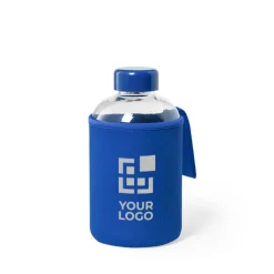 Gift Campaign Bottiglietta in vetro con logo con custodia 600ml Softshell></noscript> Borracce In Vetro