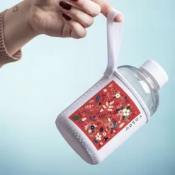 Gift Campaign Bottiglietta in vetro con logo con custodia 600ml Softshell></noscript> Borracce In Vetro