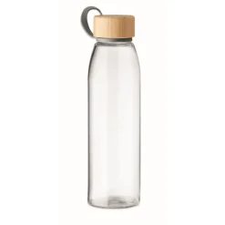 Gift Campaign Bottiglietta promozionale in vetro e bambú 500ml Crystal Fjord> Gadget Ecologici|Borracce In Vetro