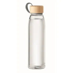 Gift Campaign Bottiglietta promozionale in vetro e bambú 500ml Crystal Fjord> Gadget Ecologici|Borracce In Vetro