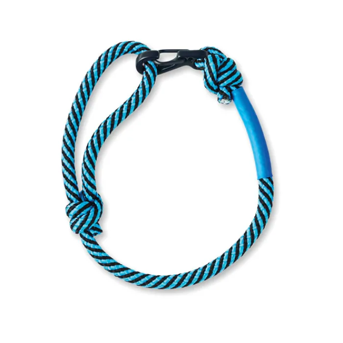 Gift Campaign Braccialetti bicolore promozionali con moschetone di metallo Cord Clip> Braccialetti Pubblicitari
