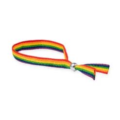 Gift Campaign Braccialetto arcobaleno in poliestere con chiusura regolabile a sfera> Braccialetti Pubblicitari