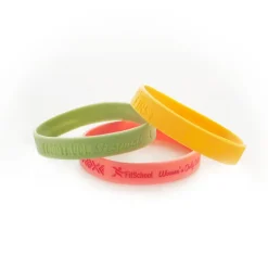 Gift Campaign Braccialetto di gomma per eventi del colore che preferite Custom> Braccialetti Pubblicitari