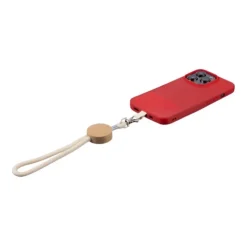 Gift Campaign Braccialetto e porta badge in corda di cotone con dettaglio in bambù> Lanyard E Porta Badge Personalizzati