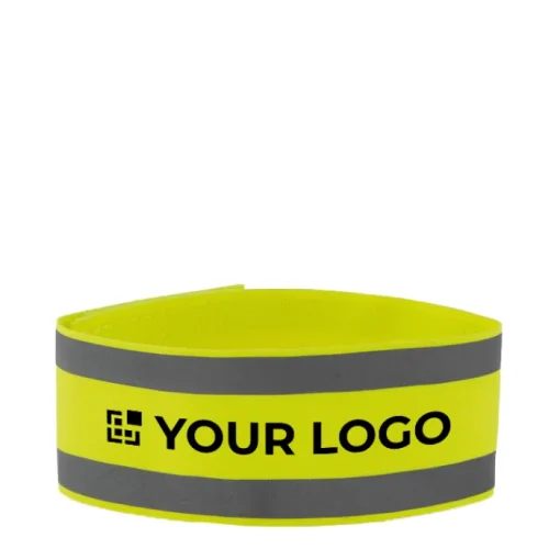 Gift Campaign Braccialetto in licra alta visibilità personalizzato con logo Vision> Gadget Per Bicicletta