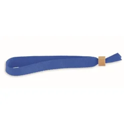 Gift Campaign Braccialetto in poliestere 300D RPET con chiusura in bambù Entry> Braccialetti Pubblicitari
