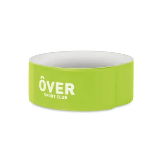 Gift Campaign Braccialetto riflettente pieghevole promozionale in PVC VisiPulse> Gadget Per Bicicletta