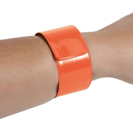 Gift Campaign Braccialetto riflettente pieghevole promozionale in PVC VisiPulse> Gadget Per Bicicletta