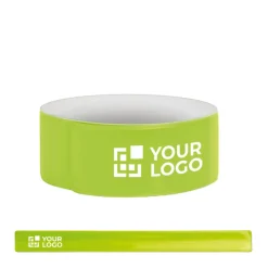 Gift Campaign Braccialetto riflettente pieghevole promozionale in PVC VisiPulse></noscript> Gadget Per Bicicletta