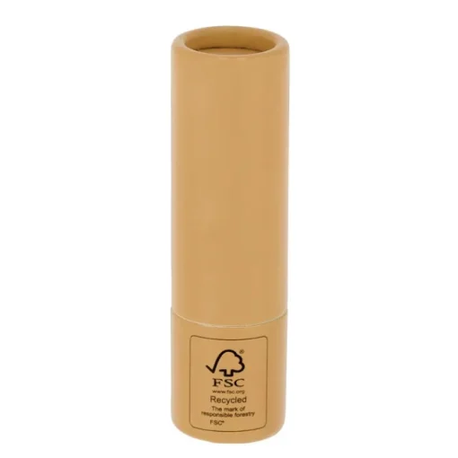 Gift Campaign Burrocacao con protezione SPF15 in confezione di cartone riciclato FSC> Burrocacao