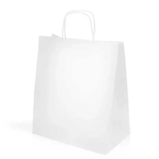 Gift Campaign Busta classica spaziosa con manici corti in carta kraft 100 g/m2> Buste Di Carta